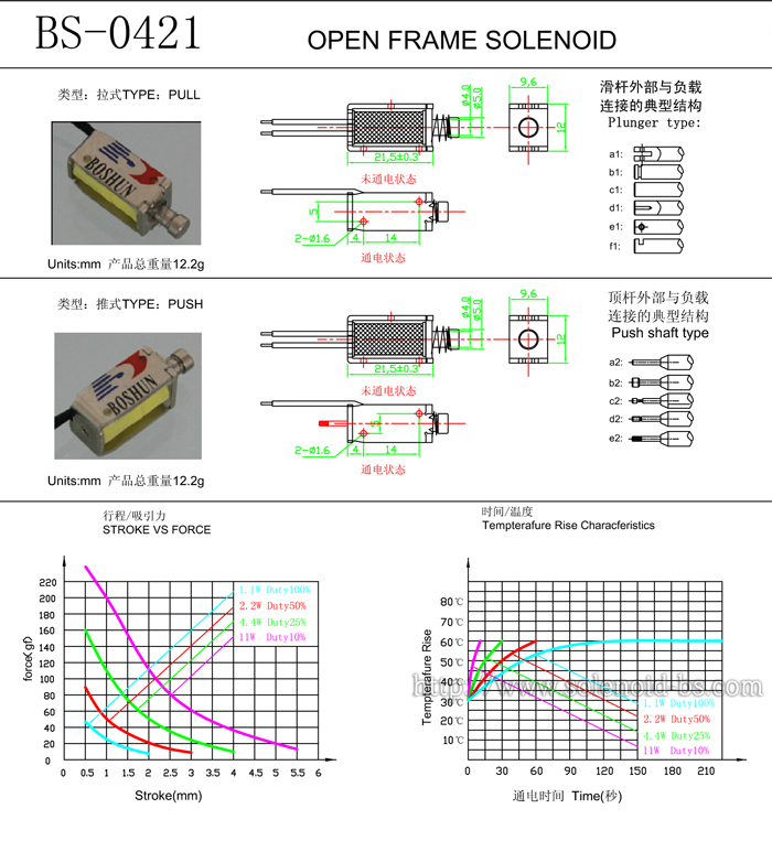 音頻設備電磁鐵 BS-0421L-03